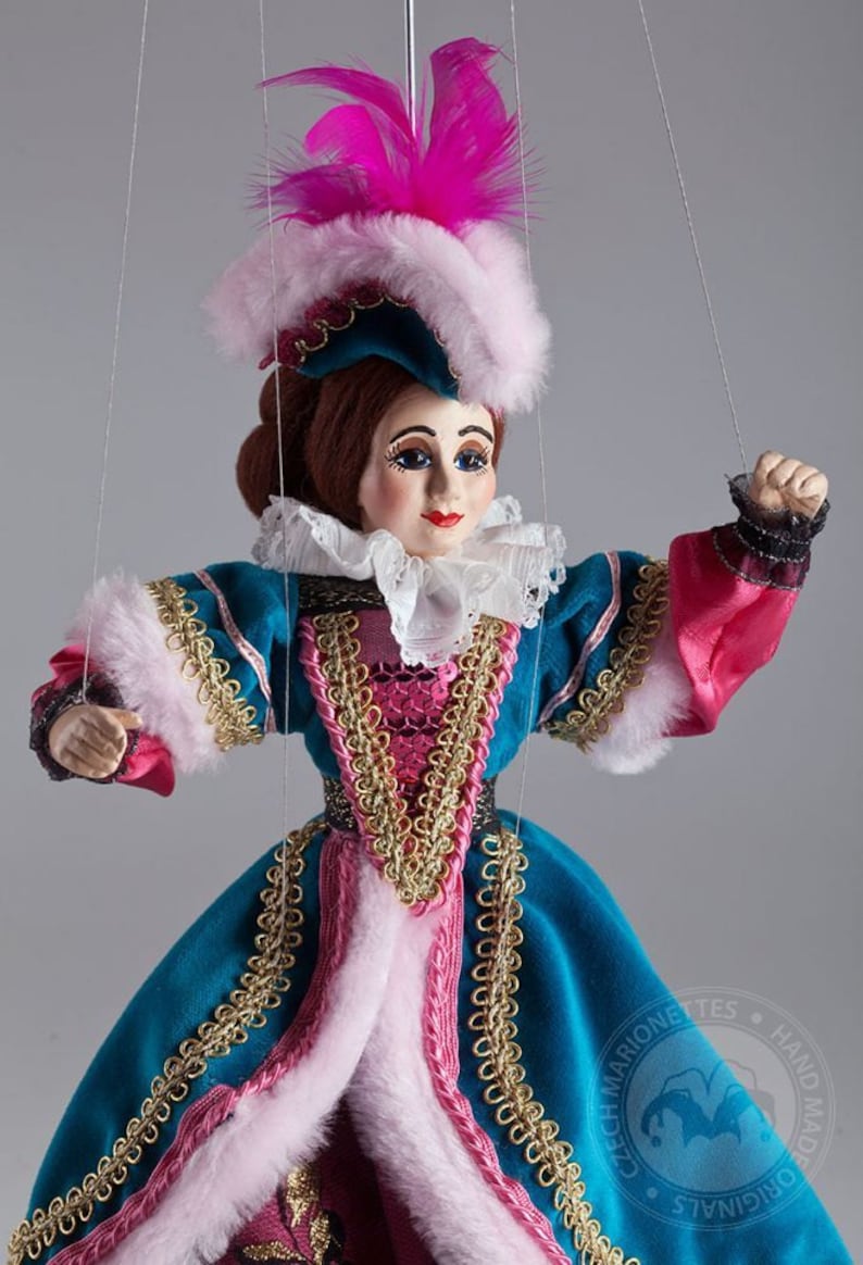 Lady Penelope Adeline Czech Handmade String Puppet