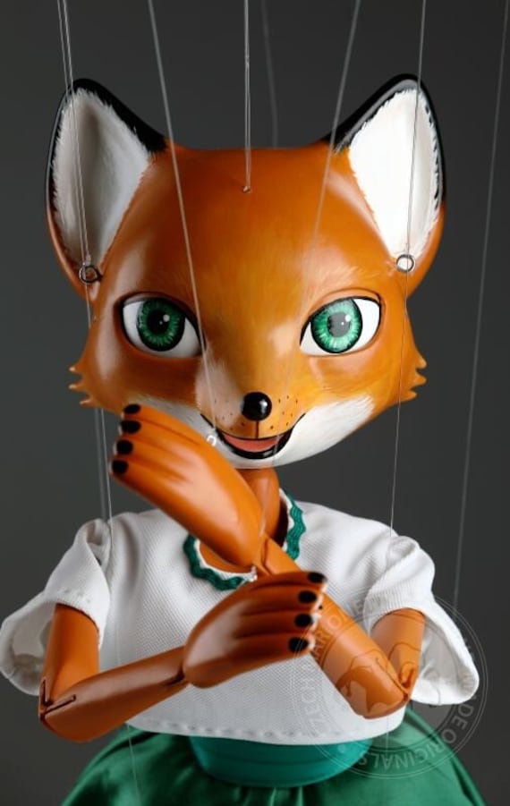 Dancing Fox - 18 Inches Tall Professional Marionette - Etsy