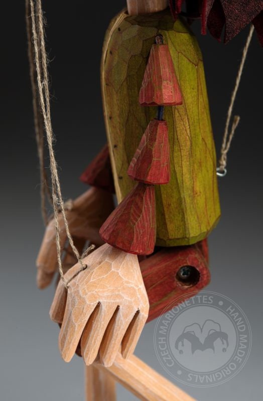 道化師 - オリジナルの木製マリオネット - Etsy 日本