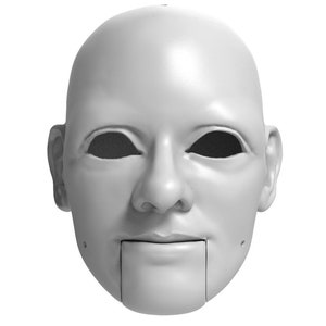 Ehrlicher Mann 3D Kopfmodel für den 3D-Druck