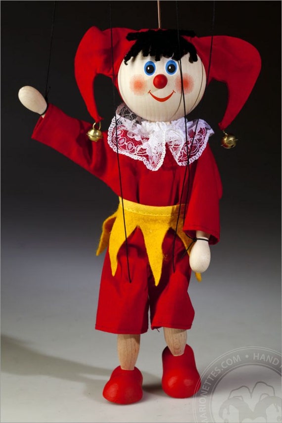 Little Jester - Handmade Marionette Puppet