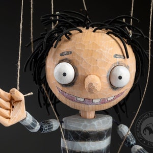 Edgar - original wooden cute marionette