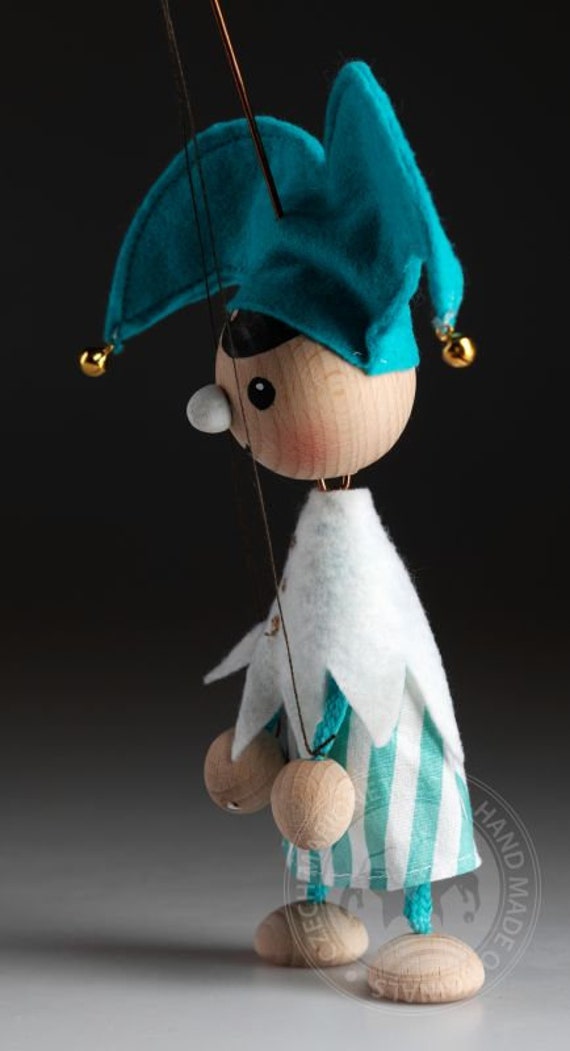 Little Jester - Handmade Marionette Puppet