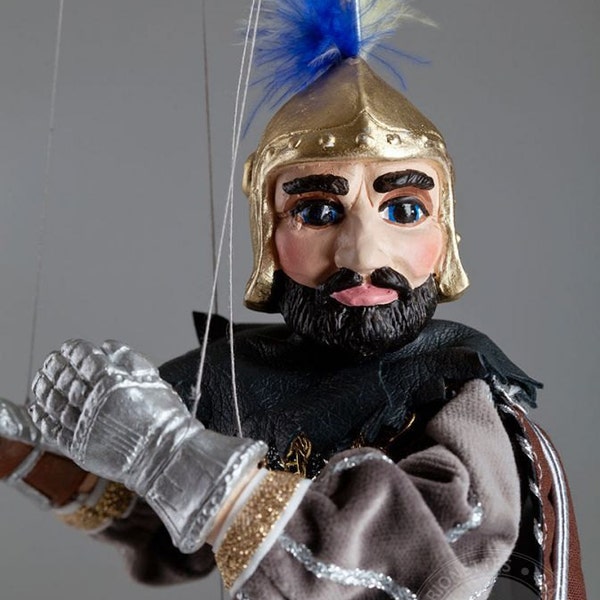 Knight Puppet Etsy