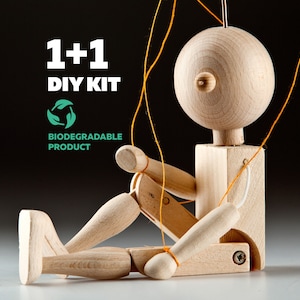 1+1 Mini Anymator DIY kit – assemble your own basic marionette puppets