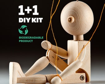 1+1 Mini Anymator DIY kit – assemble your own basic marionette puppets