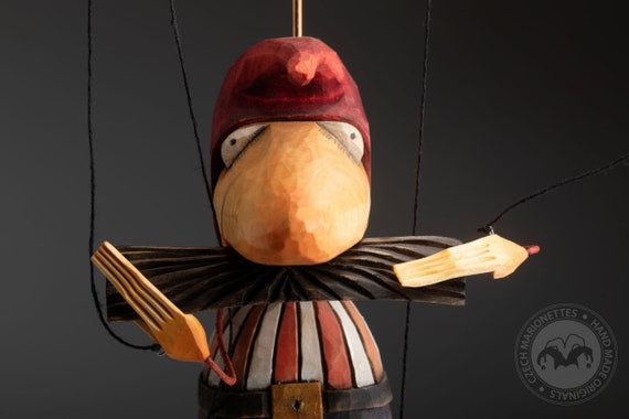 ドワーフ - 木製の手彫りマリオネット人形 - Etsy 日本