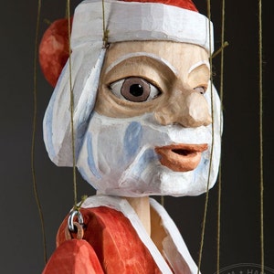 Santa Clause Czech Marionette Puppet