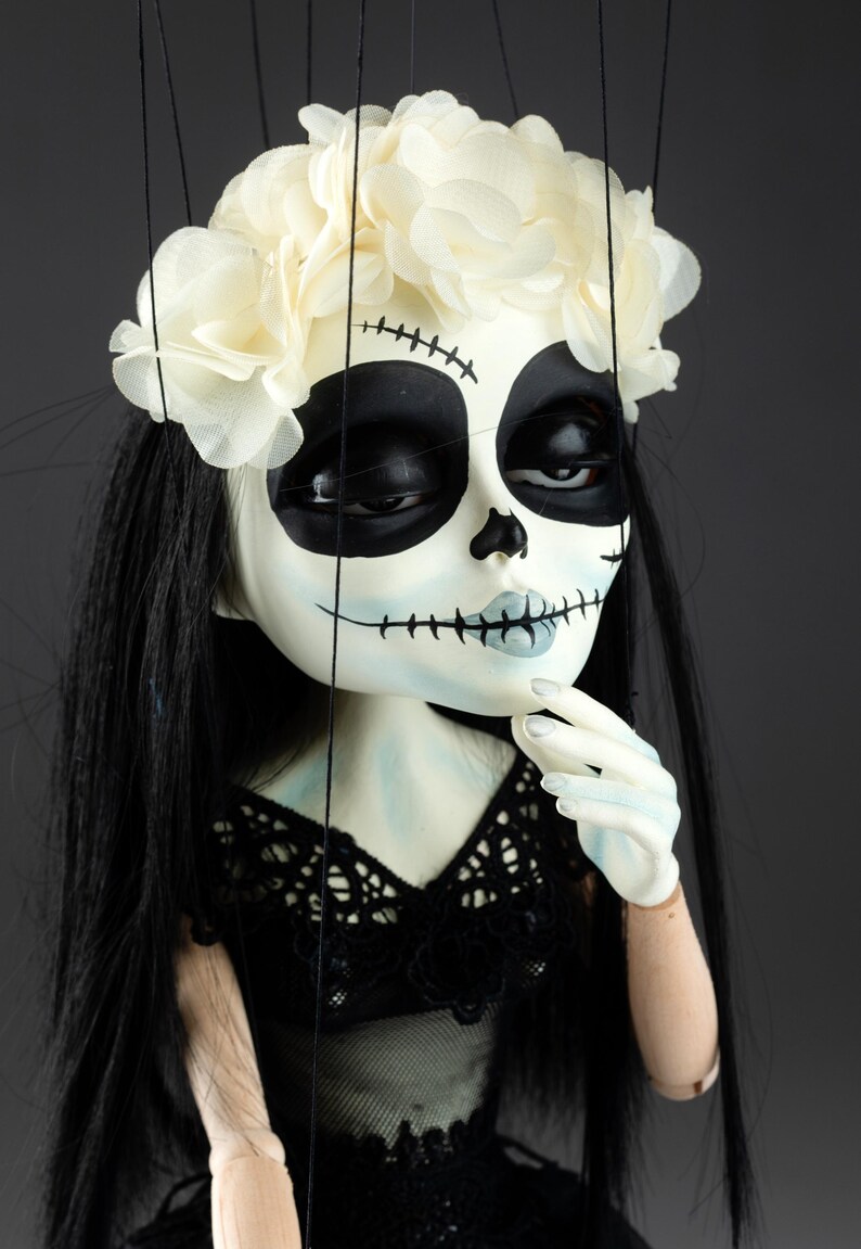 Lace Puppet White Santa Muerte, Design Puppet - Etsy