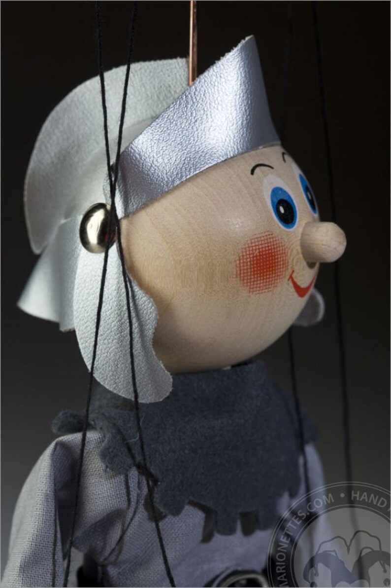 Knight Felix Wooden Puppet for Kids Etsy