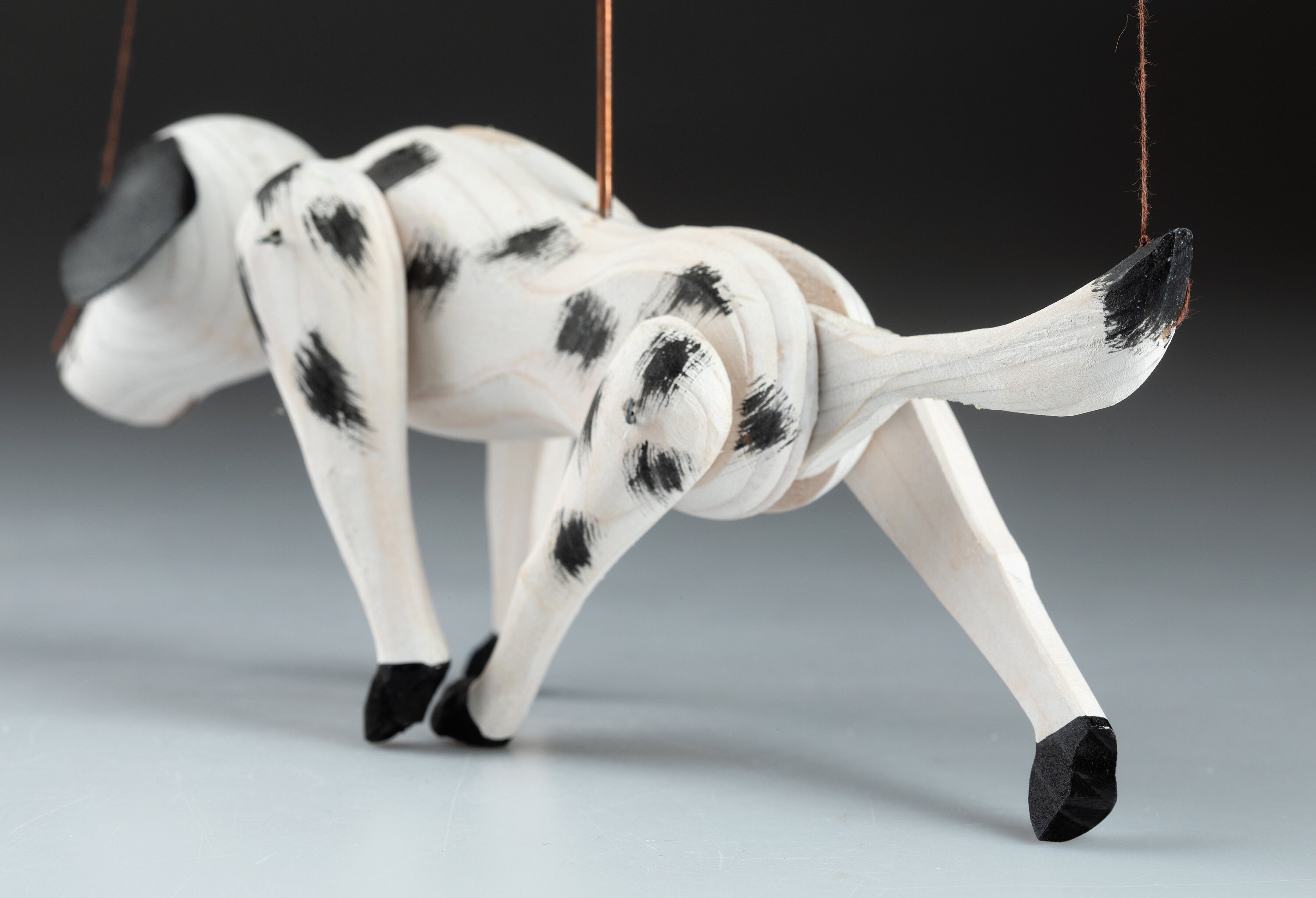 Dog - Wooden Handmade Puppet - Etsy