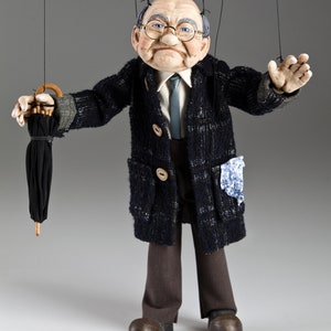 Marionnette Old man Joe de CzechMarionettes collection traditionnelle faite main fabriquée en République tchèque image 2