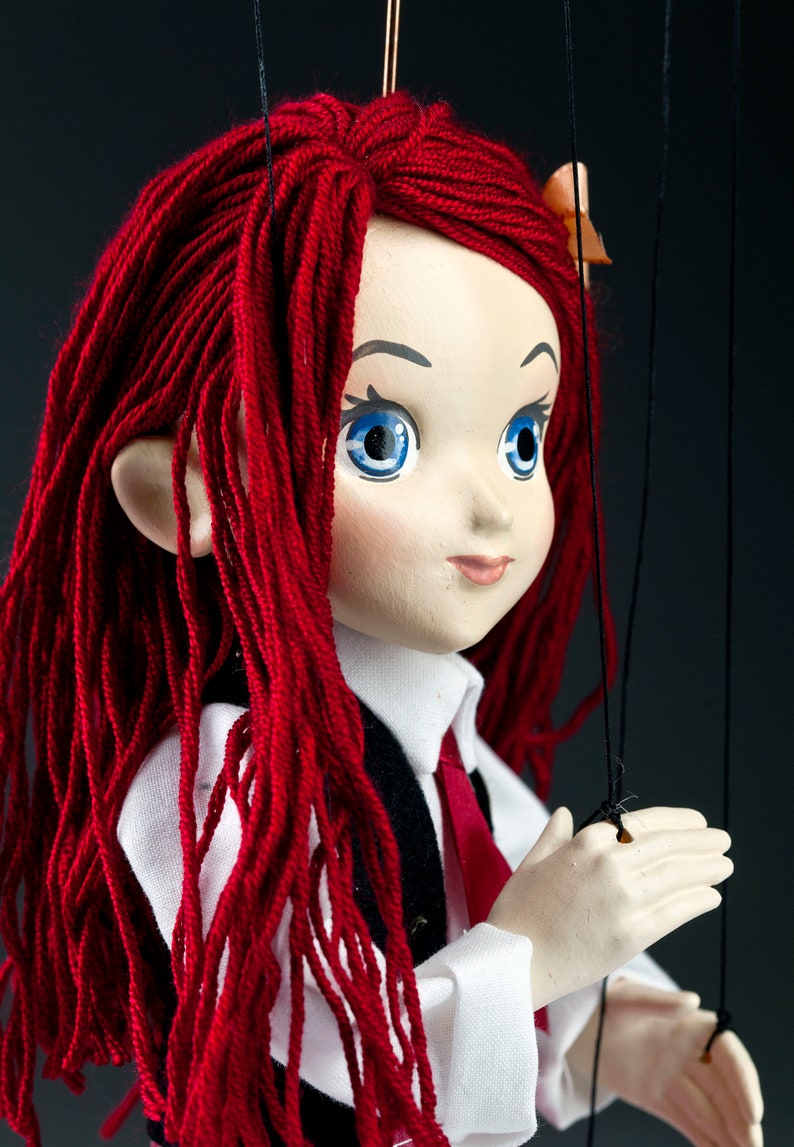 Anime Manga Girl Puppet fait main à Prague Etsy