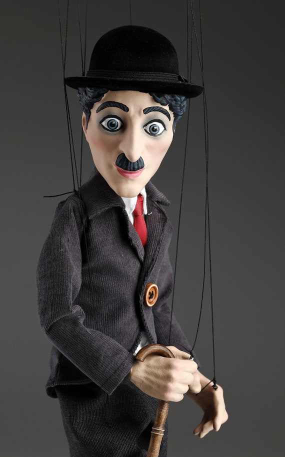 Etsy - Charlie Marionette Chaplin Czech Puppet