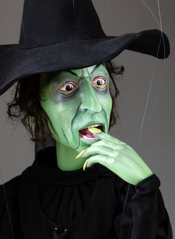 緑の邪悪な魔女 - 映画『オズの魔法使い』のマリオネット - Etsy 日本