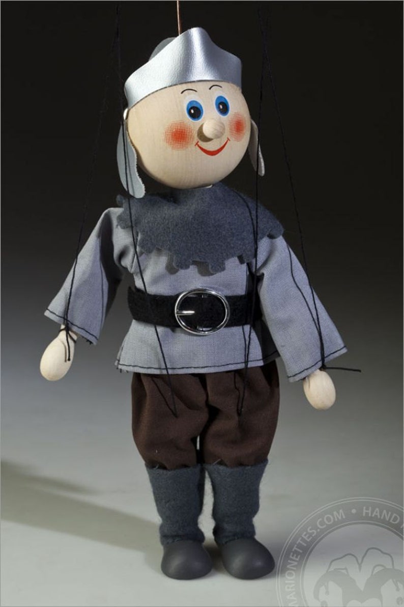 Knight Felix Wooden Puppet for Kids Etsy