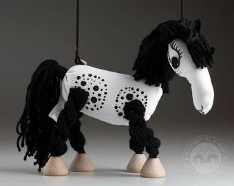 White Horse - Pepino Soft Handmade Puppet