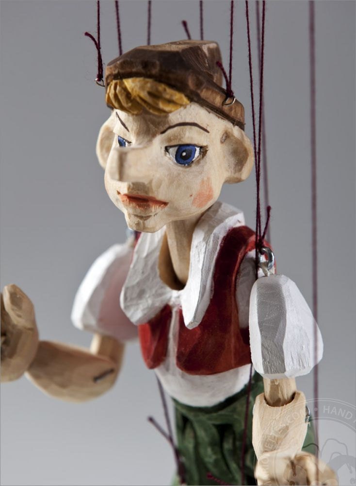 Pinoke Model Puppet Pinocchio Small Marionette Puppet - Etsy