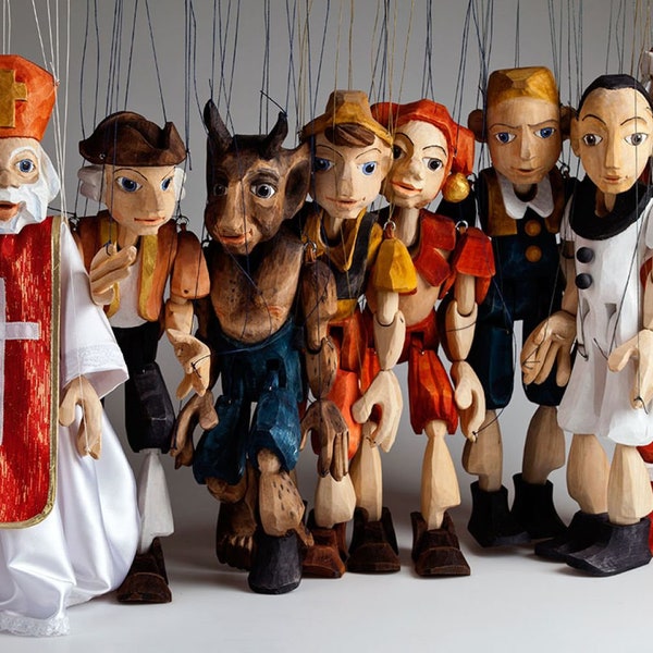 Everlasting Classics - wooden handmade marionettes