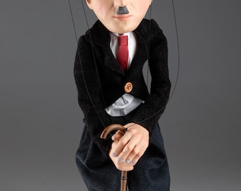 Great Charlie Chaplin Czech Marionette Puppet