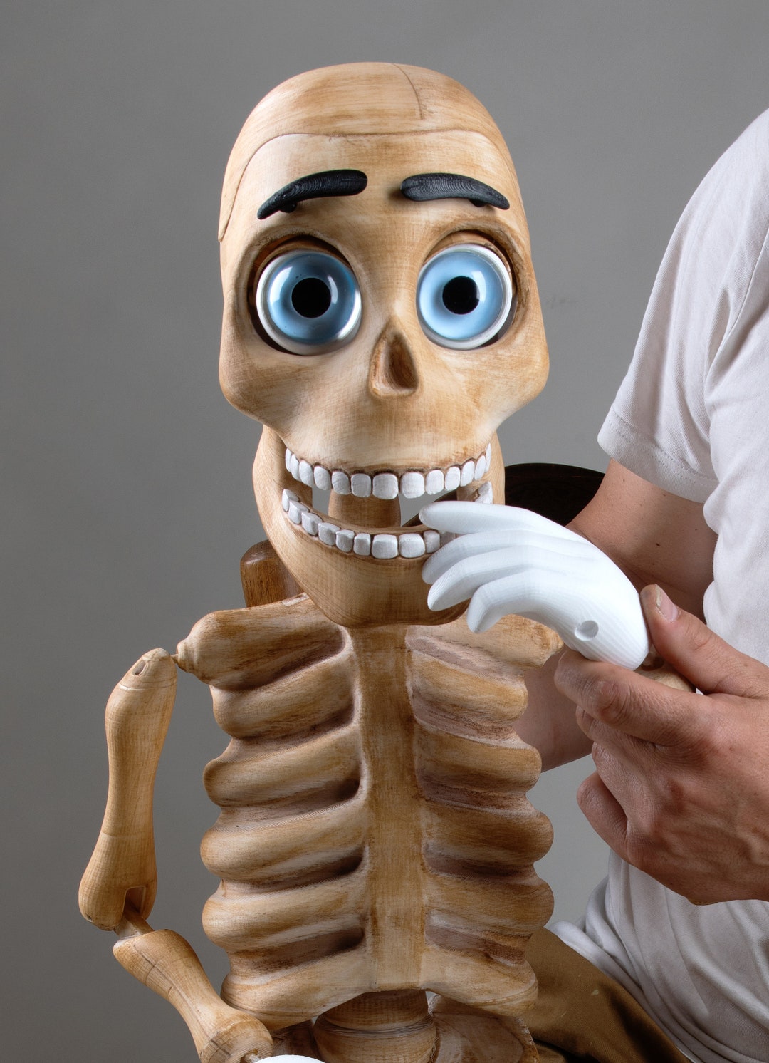 Donnie - the Ultimate Ventriloquist Puppet Skeleton - Etsy