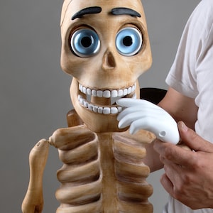 Donnie - The ultimate ventriloquist puppet skeleton