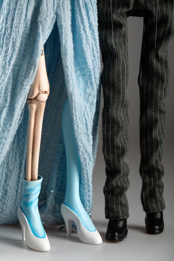 Corpse Bride - Custom-Made Marionettes 24 inches tall, movable parts