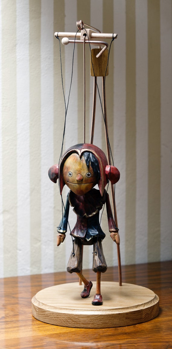 スーパースターマリオネット生きる道化師 - Etsy 日本