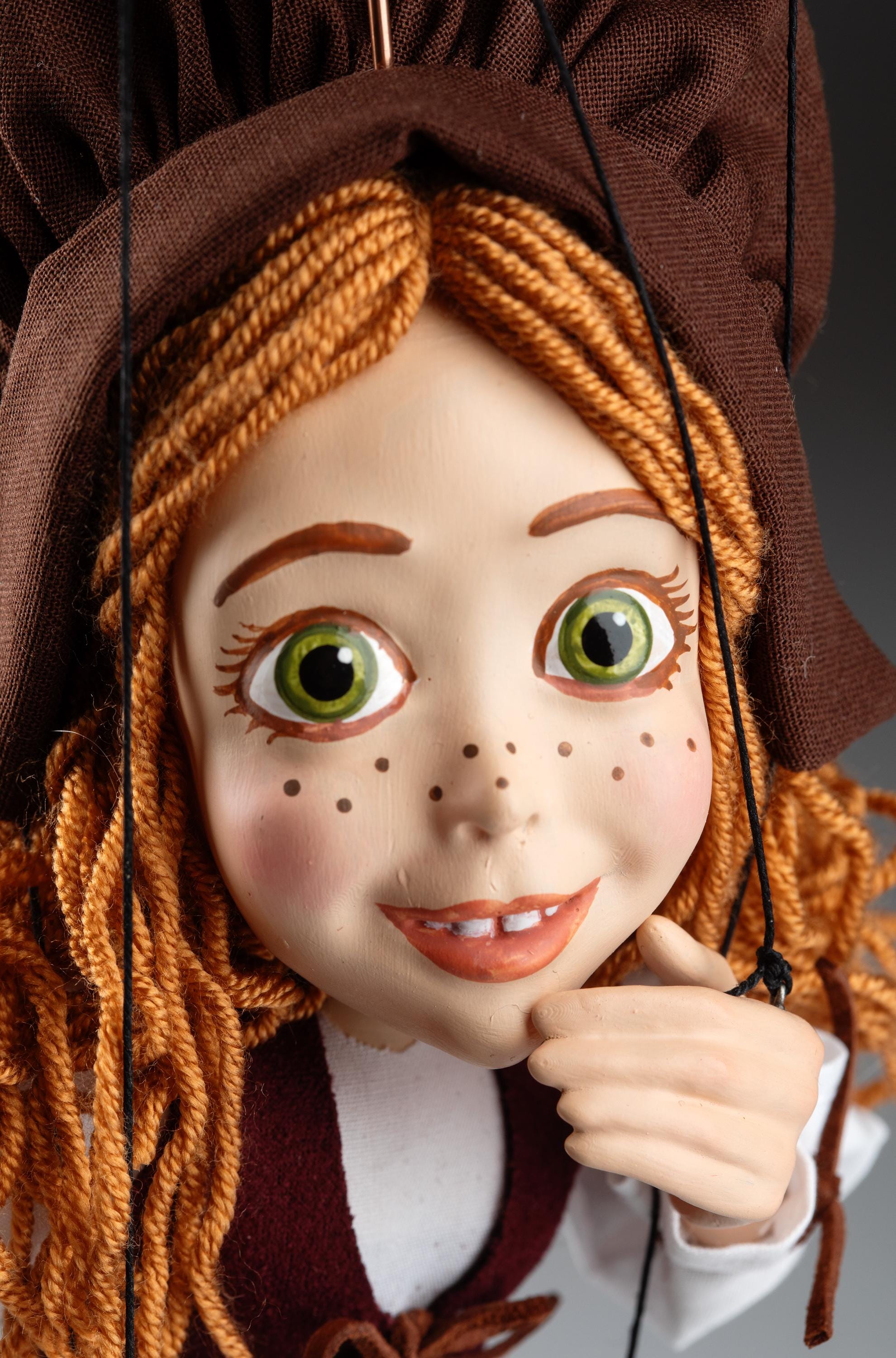 Awesome Dorotka – Traditional String Puppet by Czechmarionettes