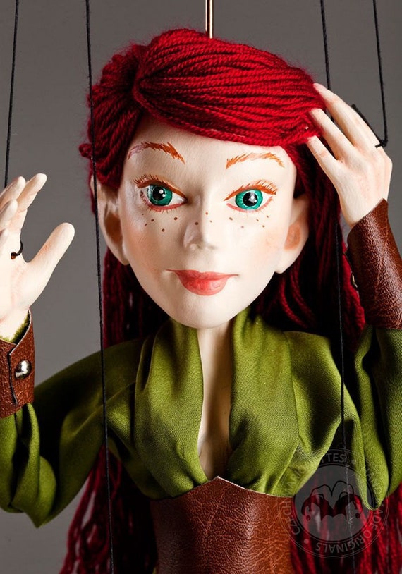 Erunis Redhead Elf Czech Handmade Marionette String Puppet - Etsy