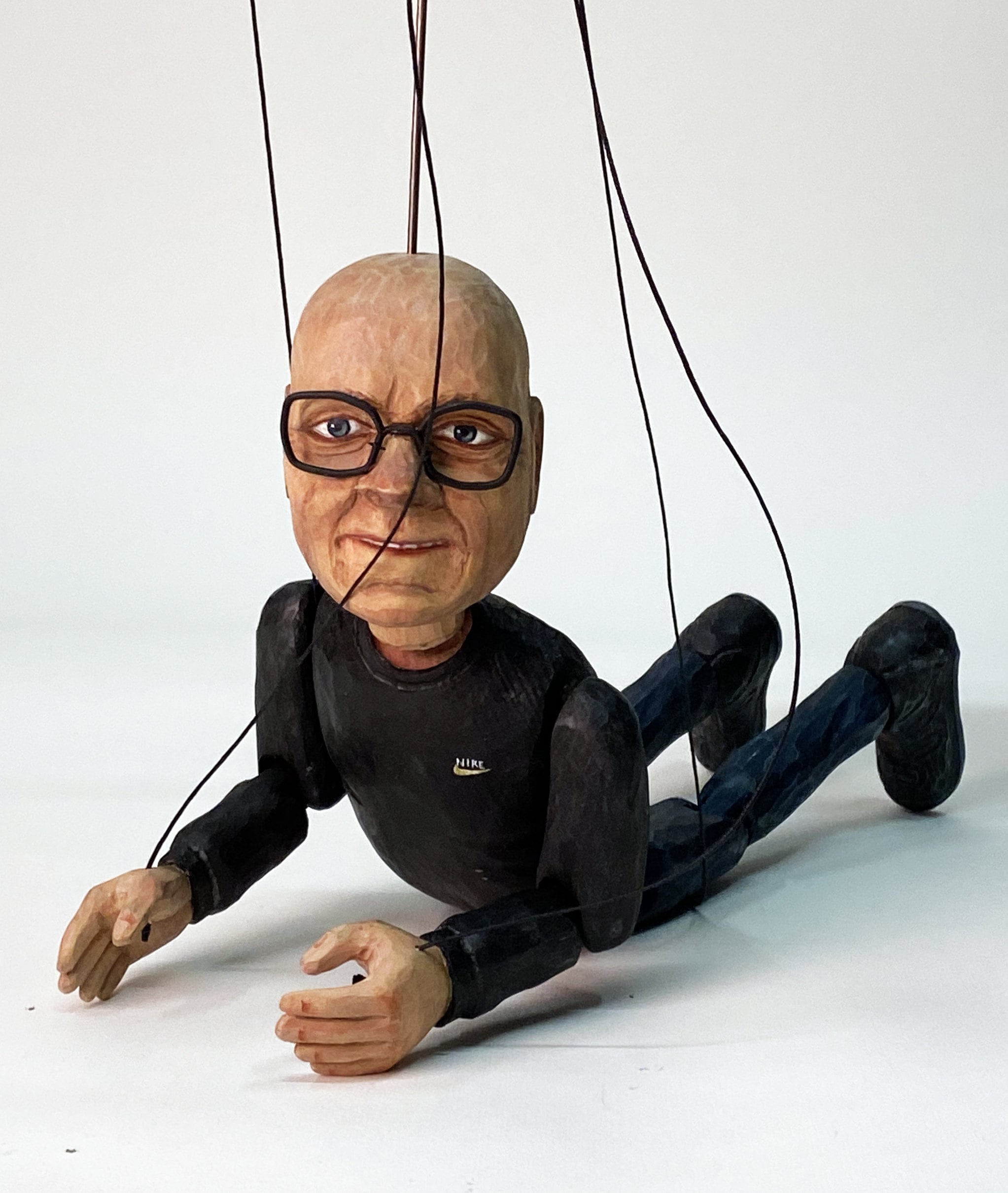 Handgesneden marionet op van foto - Etsy Nederland