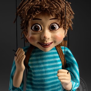Schoolboy - Lovely Handmade Marionette Puppet