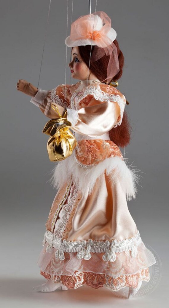 Countess Rose Marionette - Czech Handmade String Puppet - Etsy