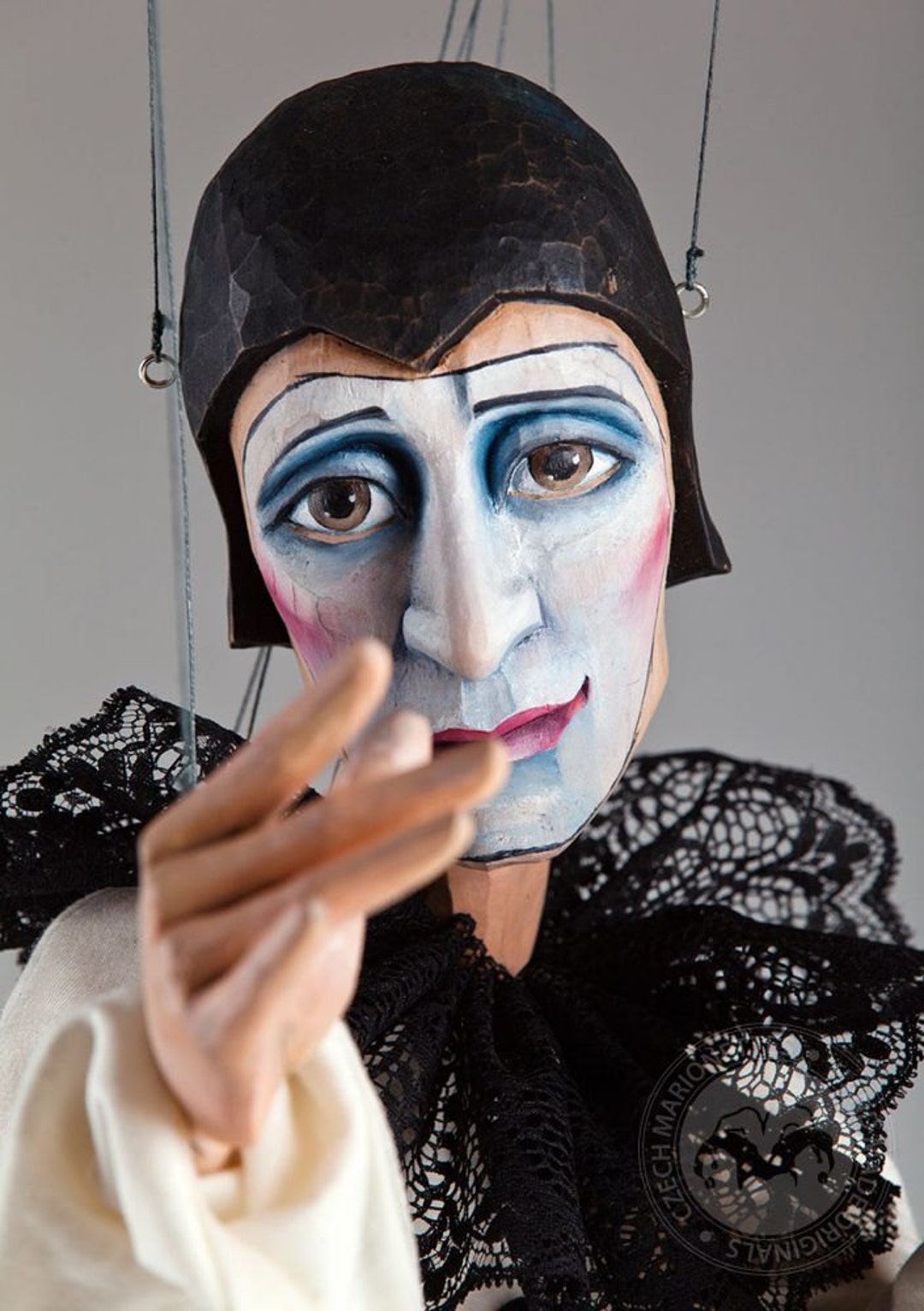 音センサーオルゴール付き　マリオネット　操り人形　ピエロ 音センサーオルゴール付き マリオネット 操り人形 ピエロ 2025年