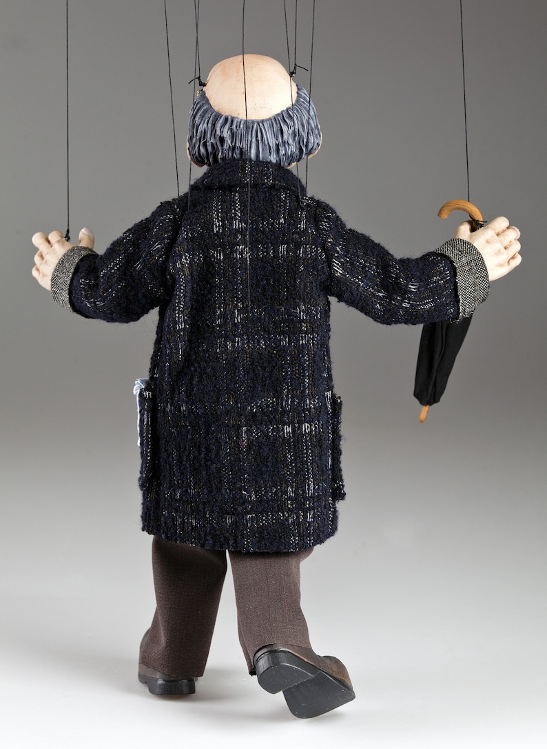 Marionnette Old man Joe de CzechMarionettes collection traditionnelle faite main fabriquée en République tchèque image 7