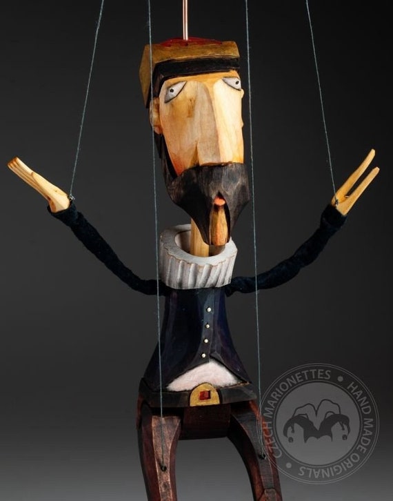 Marionnette à fils grand-mère en bois -18112B de Marionnettes UE dans  Personnage sur Boutique des marionnettes