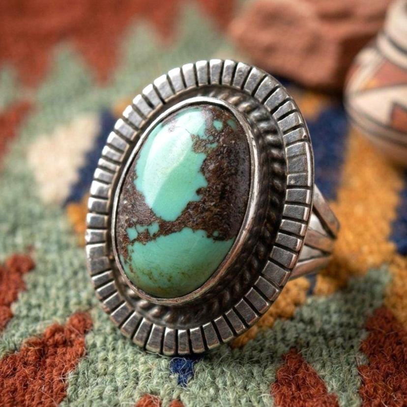 Herman Smith Navajo リング Herman Smith Jewelry - Etsy