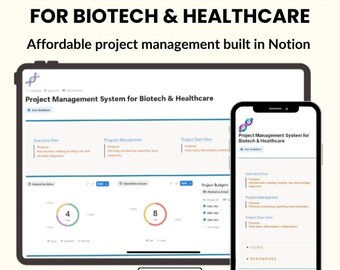 Project Management System for Biotech & Healthcare