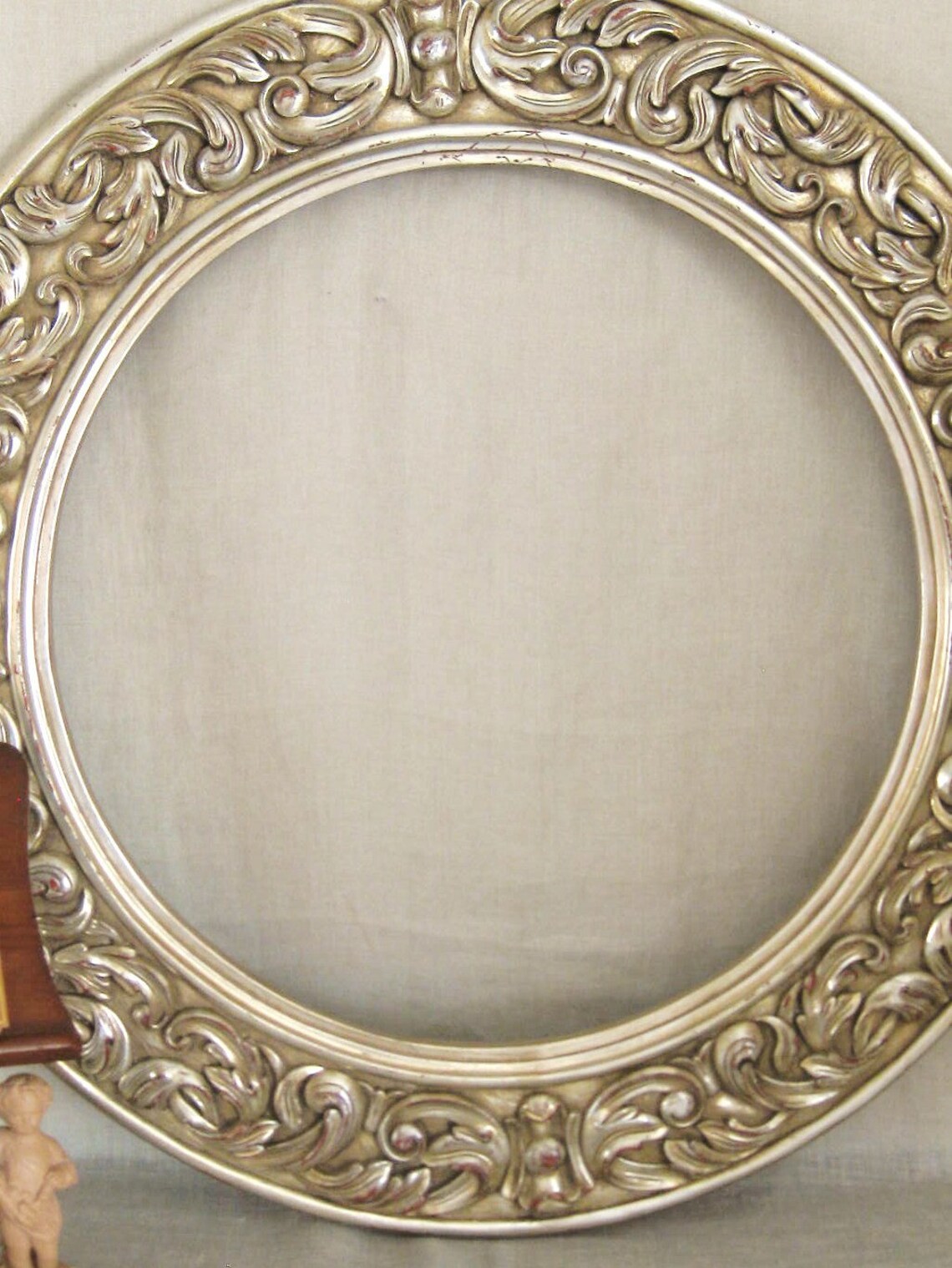 Large Round Mirror Frame Frames/ Mirrors Etsy