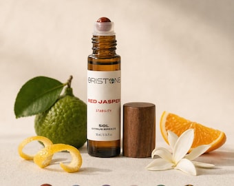 Olio per aromaterapia SOL Gemstone, diffusore di aromi agli agrumi e olio doccia