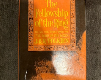 The Fellowship of the Ring Tolkien Authorized Taiwan Edition 1978 Dust Jacket Map
