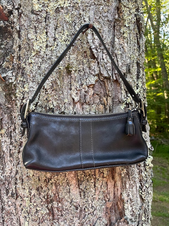 Vtg Coach Hamptons Demi Baguette Bag y2k