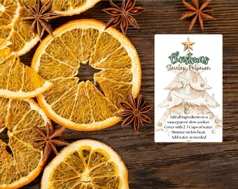 Christmas Stovetop Potpourri Gift Tag (Digital Download)