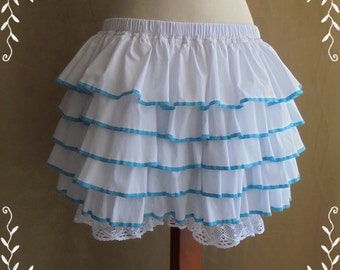 Bloomers with ruffles all around asorted colors-XS-S-M-L-XL-XXL -Lolita -Steampunk -Burlesque -Can Can -Circus -(Bitter & Sweet)