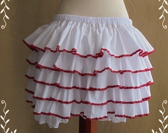 Bloomers with ruffles asorted colors-XS-S-M-L-XL-XXL -Lolita -Steampunk -Burlesque -Can Can -Circus -(Bitter & Sweet)