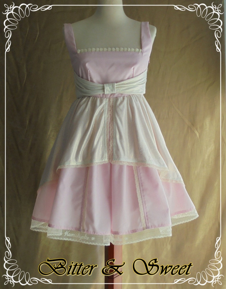 Pink and gold pearly lolita dress Bitter /& Sweet lolita dress costume