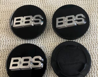 4 bbs center cap wheel 70 black Silver set of 4 part number 09.24.030