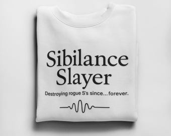 Podcaster Gift, Voice Actor Shirt, Long Sleeve Sweatshirt for Teachers, Narrator Apparel, Funny Slogan Top, Audio Engineer
