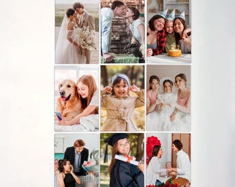 Magnet photo personnalisé, cadeau souvenir personnalisé pour réfrigérateur