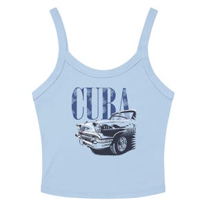 52/48% Airlume/Polyester Women’s micro-rib tank top